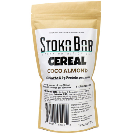 Stoka Keto Cereal Coco Almond, 340g