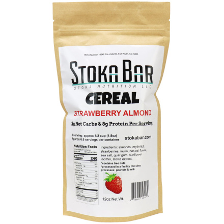 Stoka Keto Cereal Strawberry, 340g