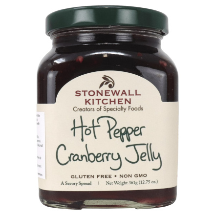 Front of Stonewall Kitchen Hot Pepper Cranberry Jelly