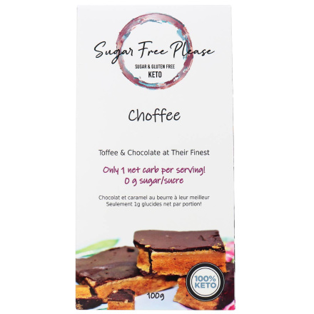 Front of Sugar Free Please Keto Choffee, 100g