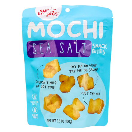 Sun Tropics Gluten-Free Mochi Snack Bites Sea Salt, 100g