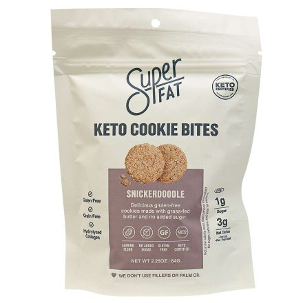 SuperFat Grain-Free Cookies Snickerdoodle, 64g