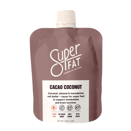 SuperFat Chocolate Almond Butter (Cacao Coconut), 42g 