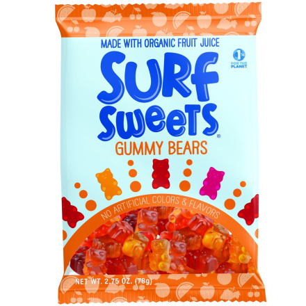 Surf Sweets Gummy Bears, 78g