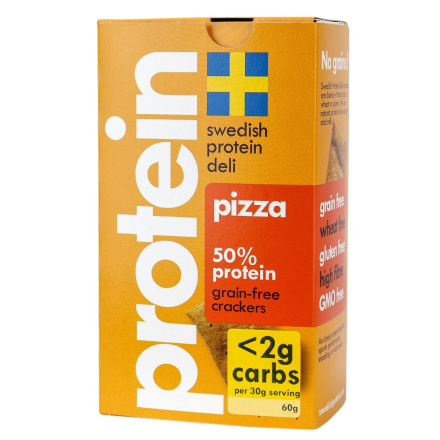 Swedish Protein Deli Protein Pizza Grain-Free Crackers, 60g