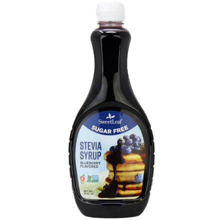 SweetLeaf Blueberry Sugar Free Stevia Syrup, 709ml
