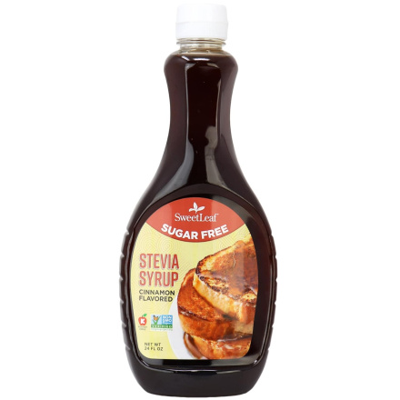 SweetLeaf Cinnamon Sugar Free Stevia Syrup, 709ml