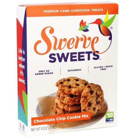 Swerve Sweets Keto Chocolate Chip Cookie Mix, 300g