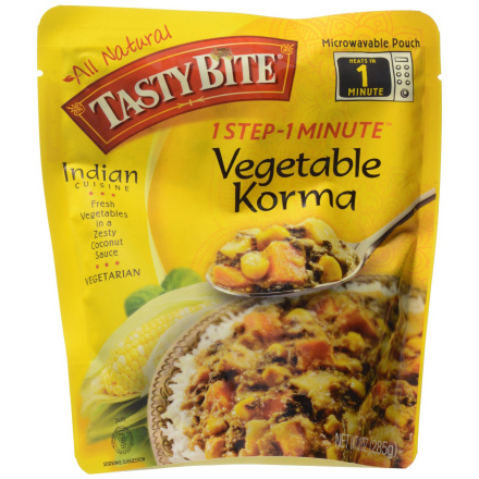 Tasty Bite One Step One Minute Vegetable Korma, 285g
