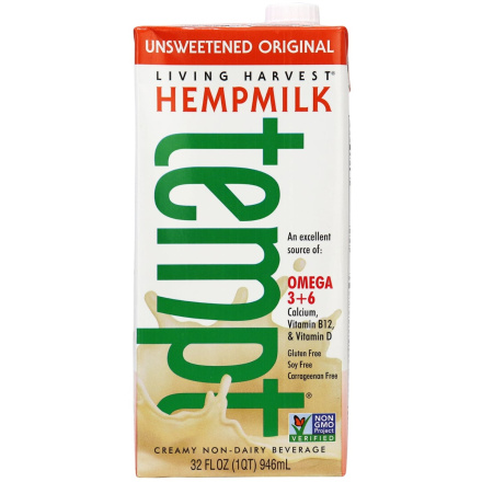 Tempt Unsweetened Original Hempmilk, 946ml