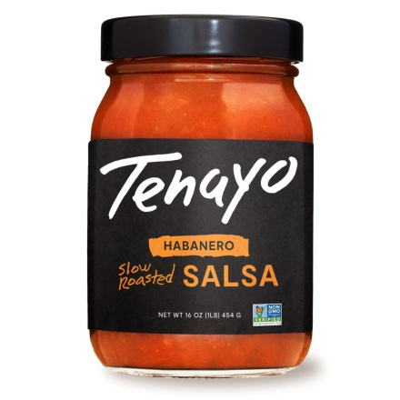 Front of Tenayo Slow Roasted Habanero Salsa