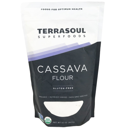 Terrasoul Superfoods Organic Cassava Flour, 907g