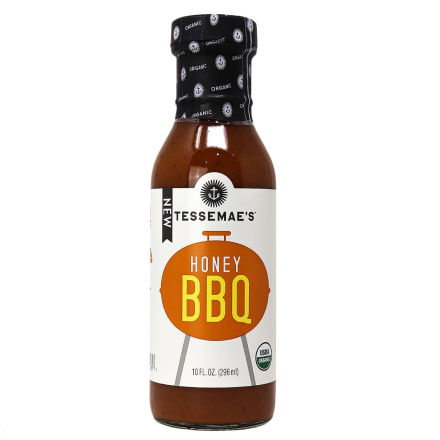 Tessemae's Organic Honey BBQ Sauce, 296ml