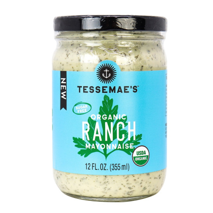 Tessemae's Organic Ranch Mayonnaise, 355mL