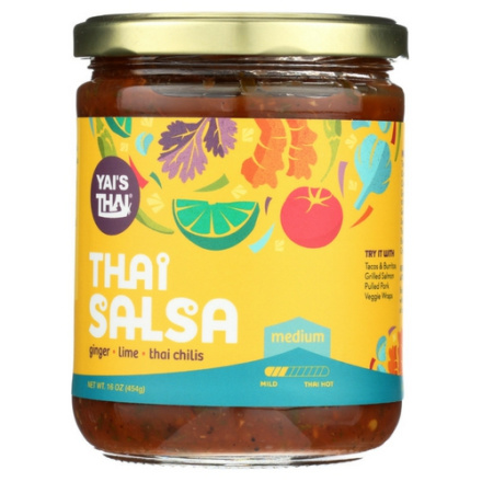 Yai's Thai Medium Salsa, 454g