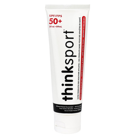 Think Sport Broad Spectrum Water Resistant SPF 50 Sunscreen, 89ml