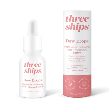 Three Ships Dew Drops Mushroom Hyaluronic Acid + Vitamin C Serum