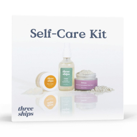 Front of Three Ships Self-Care Kit