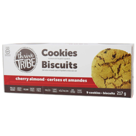 Thrive Tribe Cherry Almond Paleo Cookies, 217g