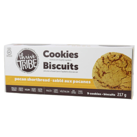 Thrive Tribe Pecan Shortbread Paleo Cookies, 217g