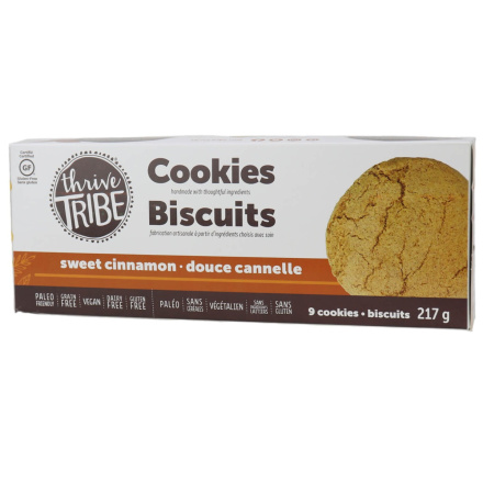 Thrive Tribe Sweet Cinnamon Paleo Cookies, 217g