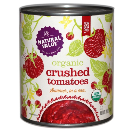 Natural Value Organic Crushed Tomatoes, 794g