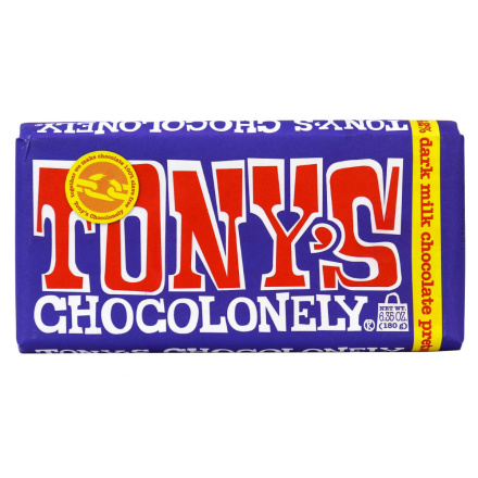 Tony's Chocolonely Milk Chocolate Pretzel Toffee, 180g