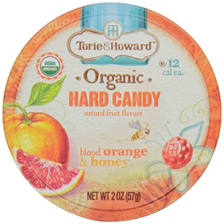 Torie & Howard Hard Candy Tin Blood Orange & Honey, 2Oz