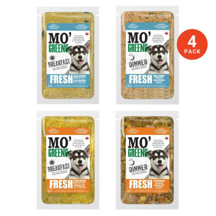Mo’ Greens Premium Fresh Dog Food Trial Box, 4 Pack