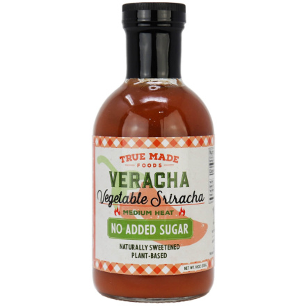 True Made Foods Medium Heat Veracha (Vegetable Sriracha), 510g