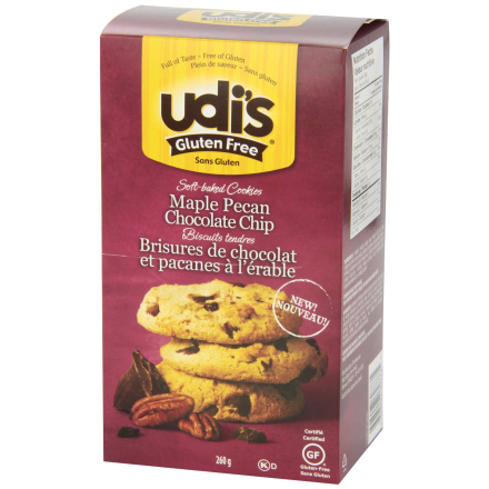 Udi's Gluten-Free Maple Pecan Chocolate Chip Cookies, 260g