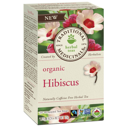 Traditional Medicinals Organic Hibiscus Tea, 20 tea bags