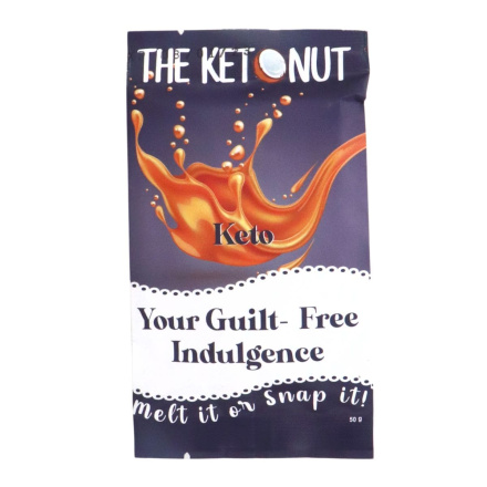 Front of The Ketonut Keto Caramel Taffy Bars