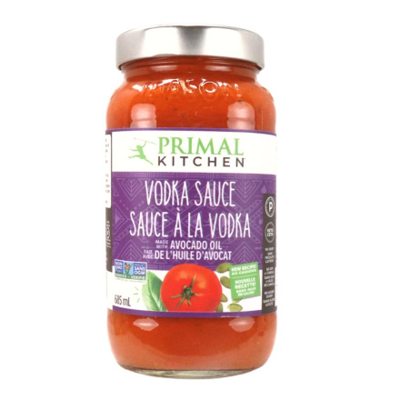 Front of Primal Kitchen No Dairy Vodka Sauce, 680g