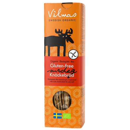 Vilmas Swedish Organic Gluten-Free Sourdough Crispbread Sticks, 130g