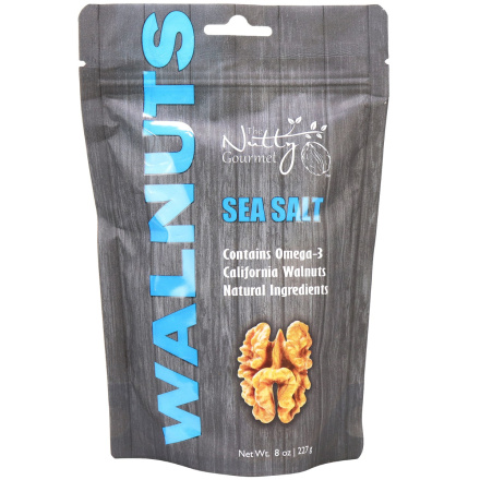 The Nutty Gourmet Walnuts Sea Salt, 227g