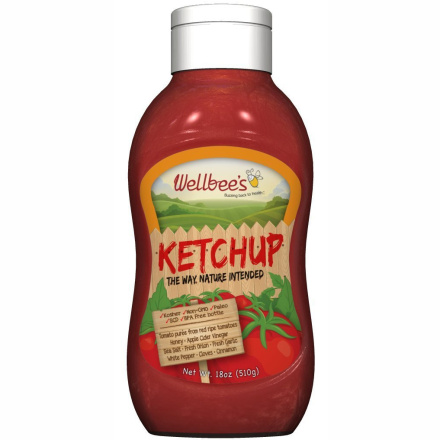 Wellbee's Honey Ketchup Paleo & SCD Approved, 467g