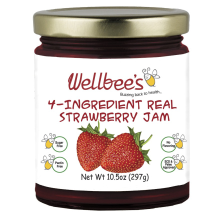 Wellbee's Real Strawberry Jam, 297g