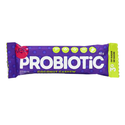 Welo Probiotic Bars Coconut Cashew, 40g