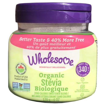 Wholesome Sweeteners Organic Stevia, 170g