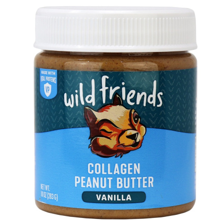 Wild Friends Vanilla Collagen Peanut Butter, 283g