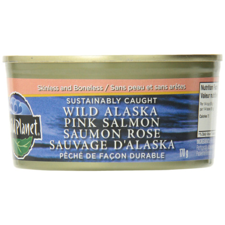 Wild Planet Non-GMO Wild Alaskan Pink Salmon, 170g