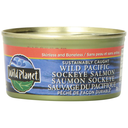 Wild Planet Non-GMO Wild Pacific Sockeye Salmon, 170g