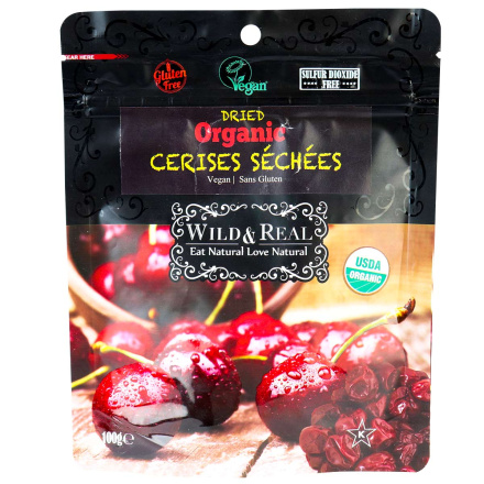 Nature's Wild Organic Dried Cherries, 100g
