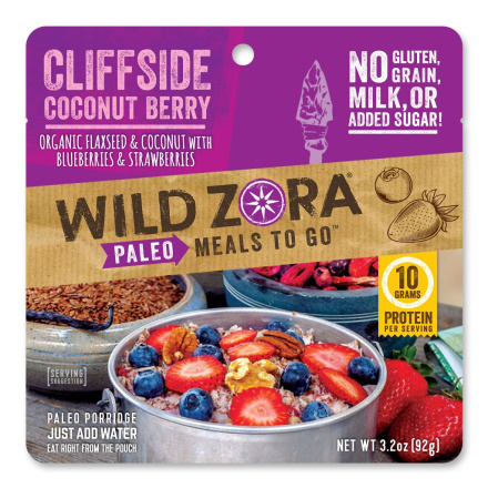 Wild Zora Paleo Meals To Go - Cliffside Coconut Berry, 92g