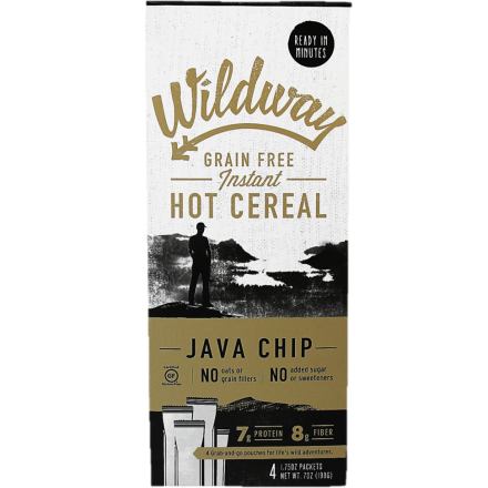 Wildway Grain-free Instant Hot Cereal Java Chip 4 Packets, 198g