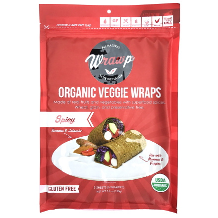 Wrawp Spicy Wraps, 3 Wraps