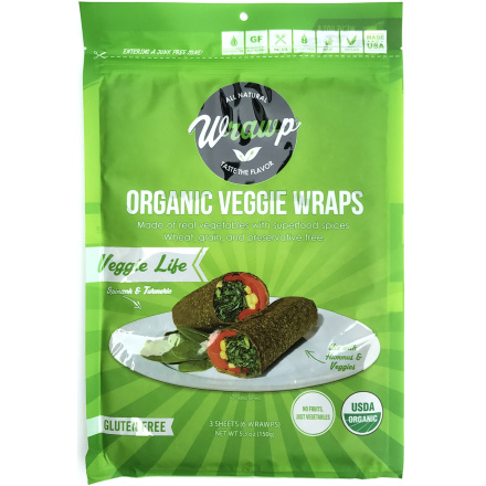 Wrawp 10" Veggie Life Keto Wraps, Pack of 3