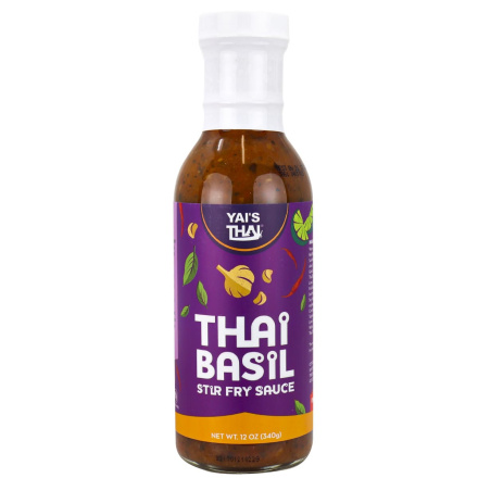 Front of Yai’s Thai Thai Basil Stir Fry Sauce, 340g
