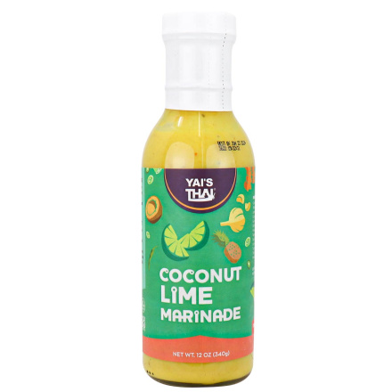 Front of Yai's Thai Coconut Lime Marinade, 340g